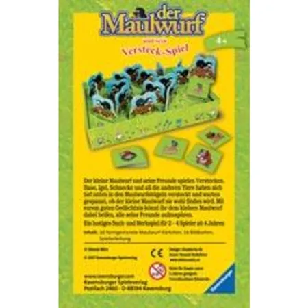 Ravensburger Maulwurf und sein Versteck