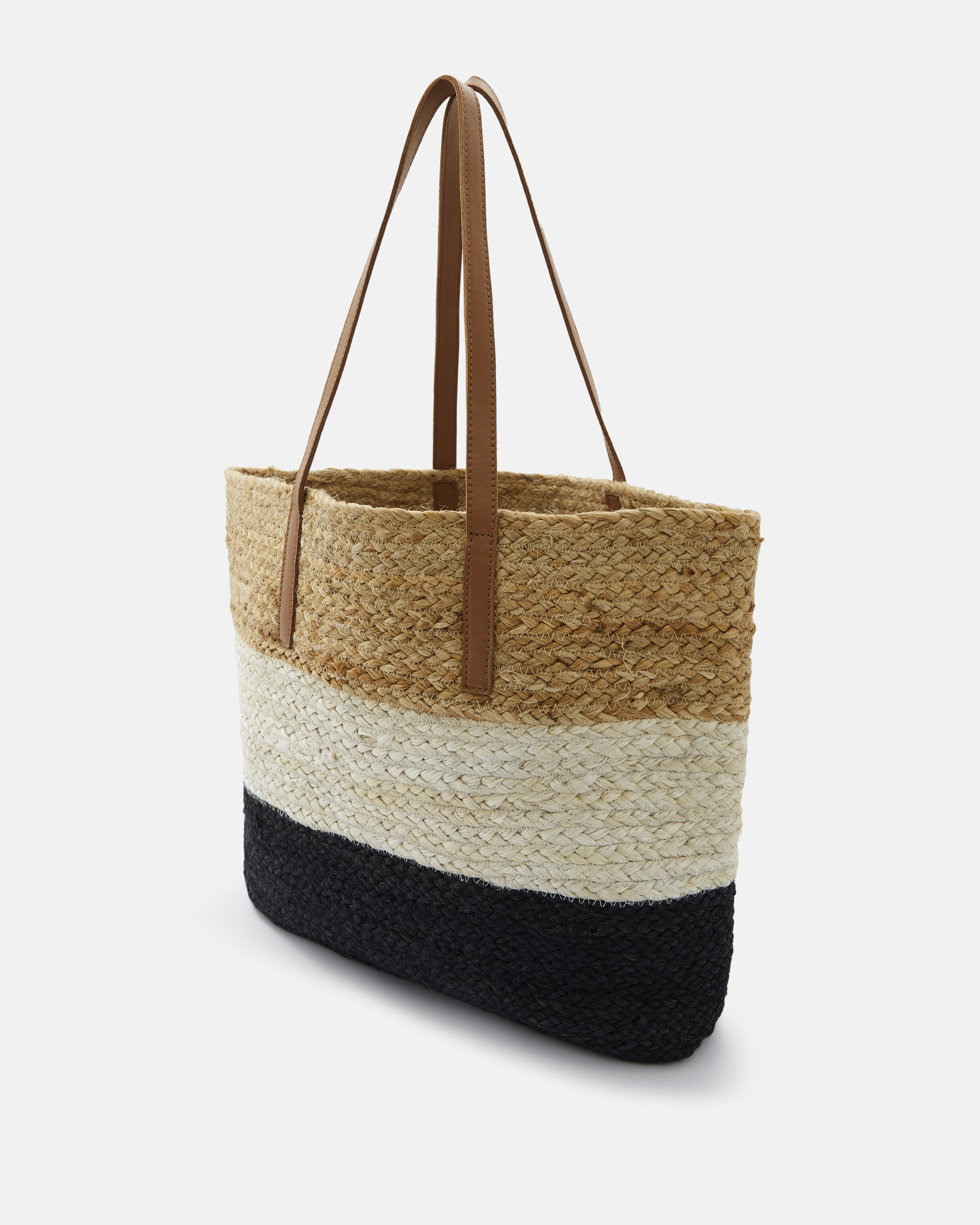 CABAS AMAURY Naturel noir