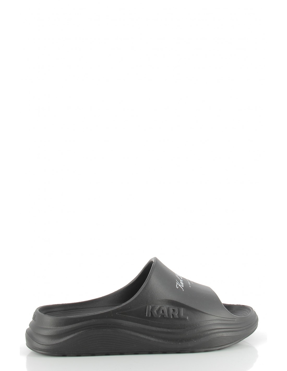 karl lagerfeld claquettes femme skoona hotel logo slide noir