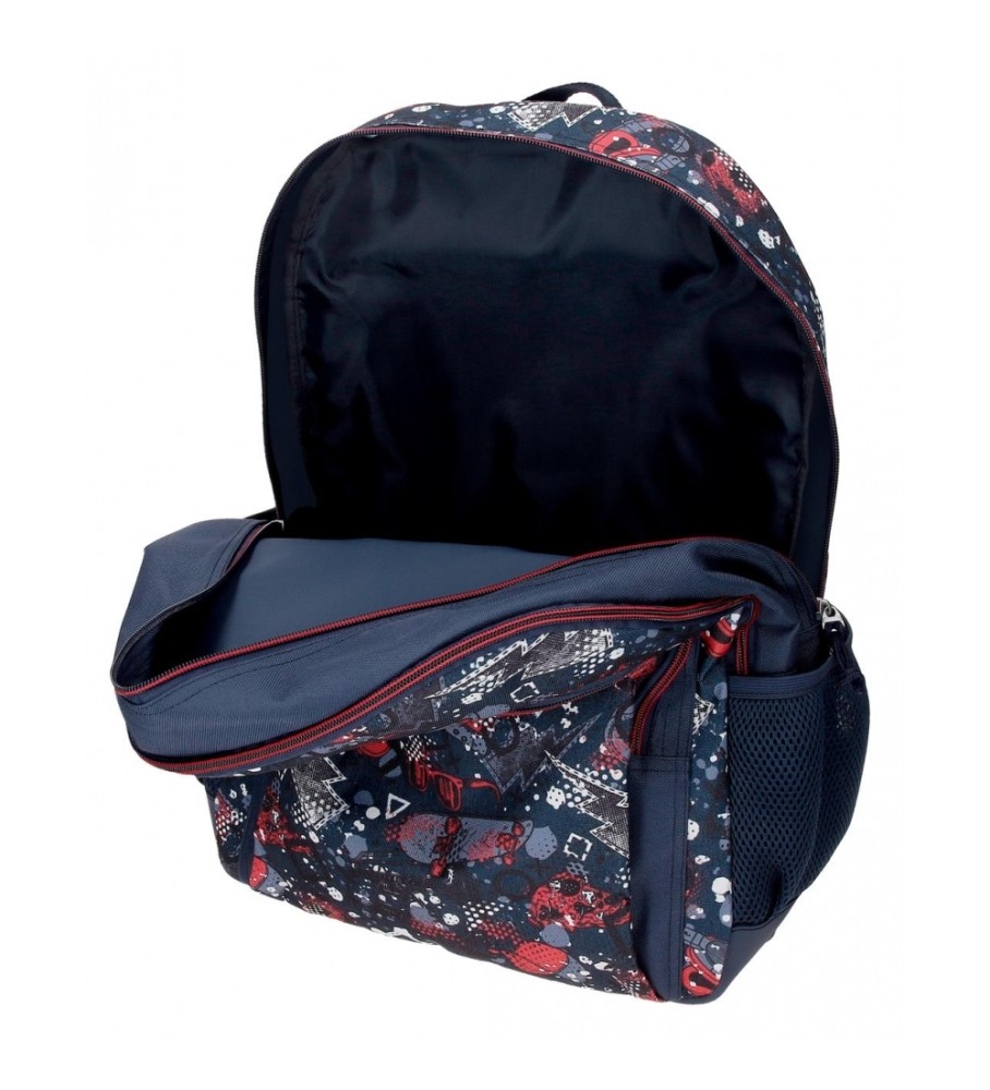Movom Mochila Escolar MovomFree time con carro 46 cm marino