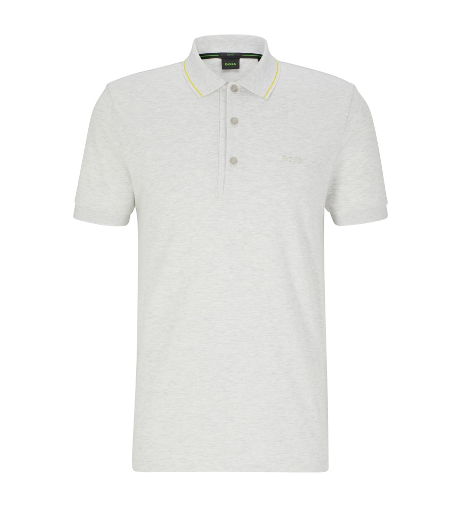 BOSS Polo Paule4 cinza