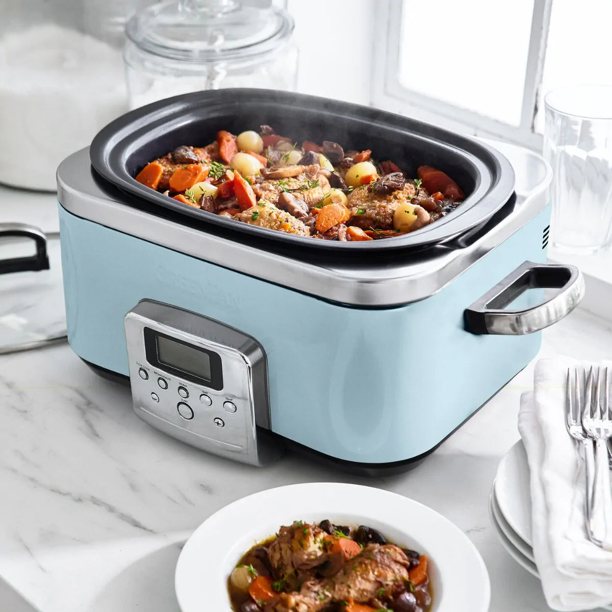 Greenpan Electricals Slow cooker 6L - Blue Haze