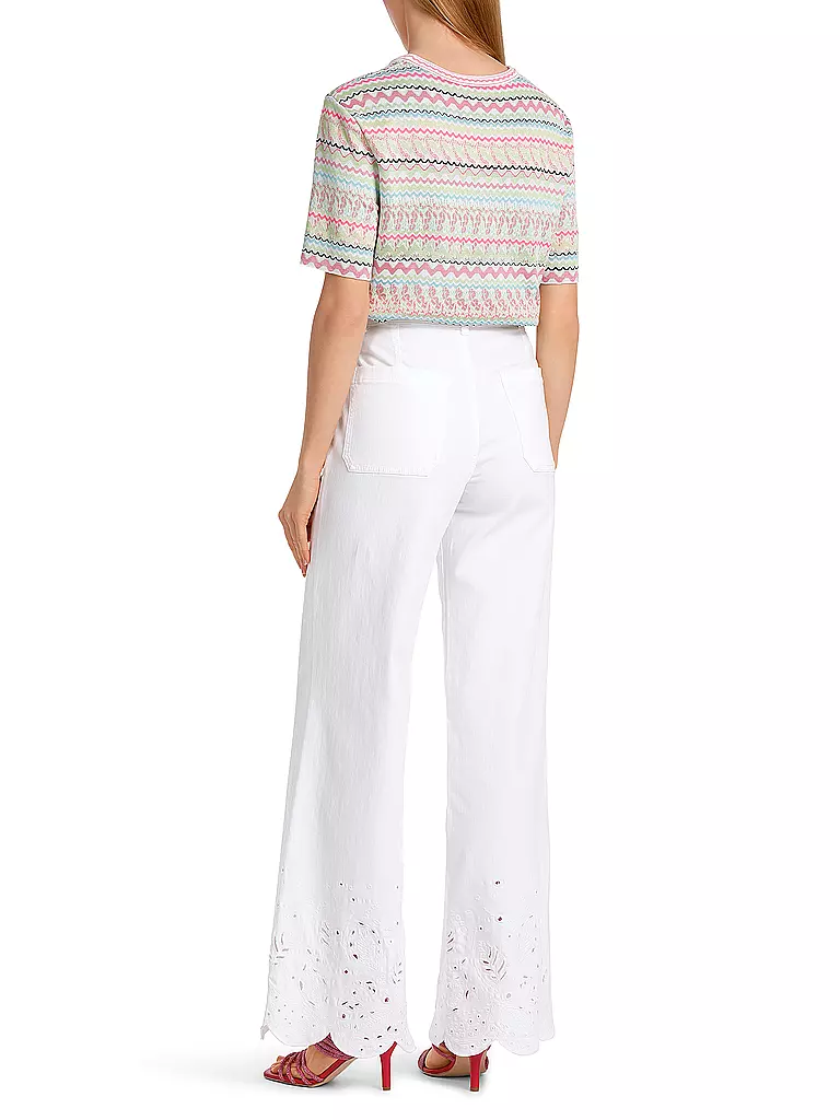 MARC CAIN Jeans WARRI Wide Fit weiss
