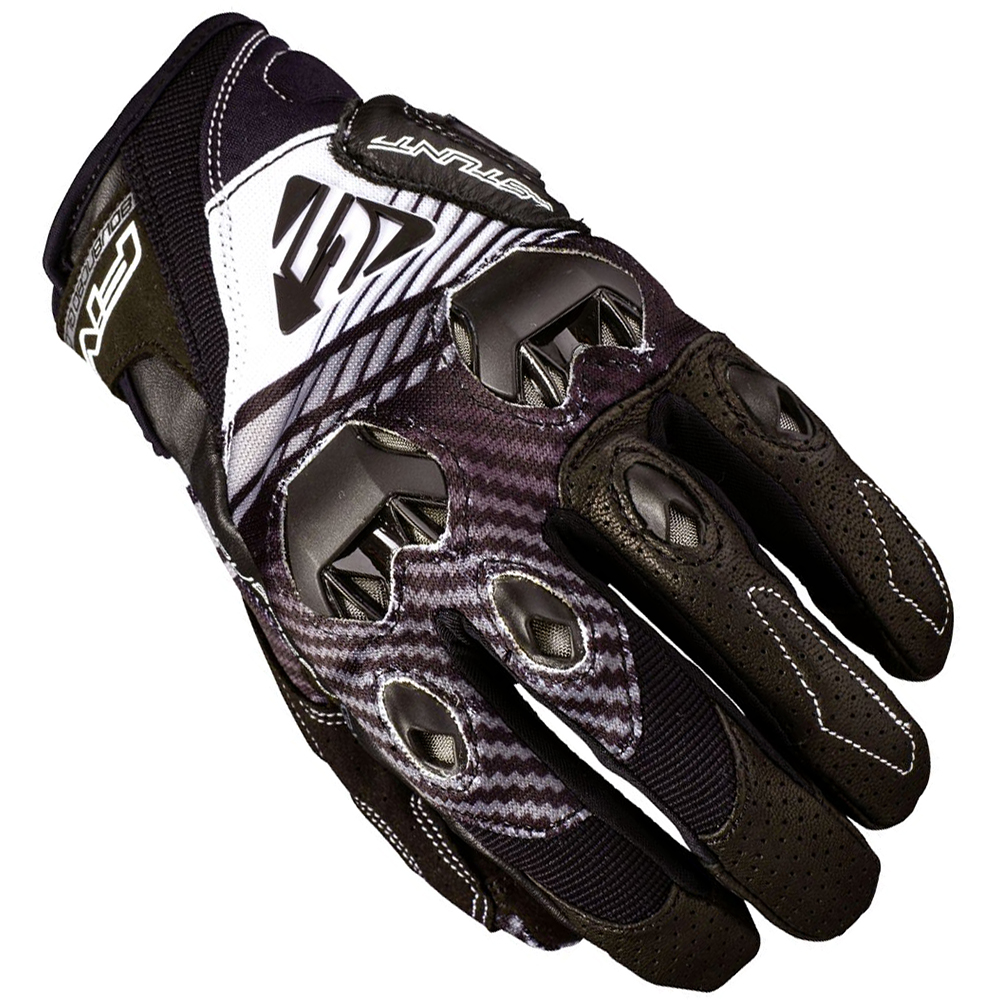 Five - Gants Stunt Evo Replica Fiber Noir / Blanc