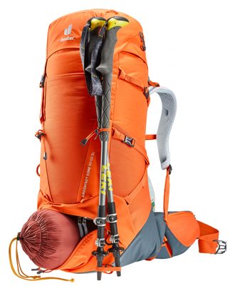Sac de Randonnée Deuter Aircontact Core 35 10 SL Orange Gris Femme