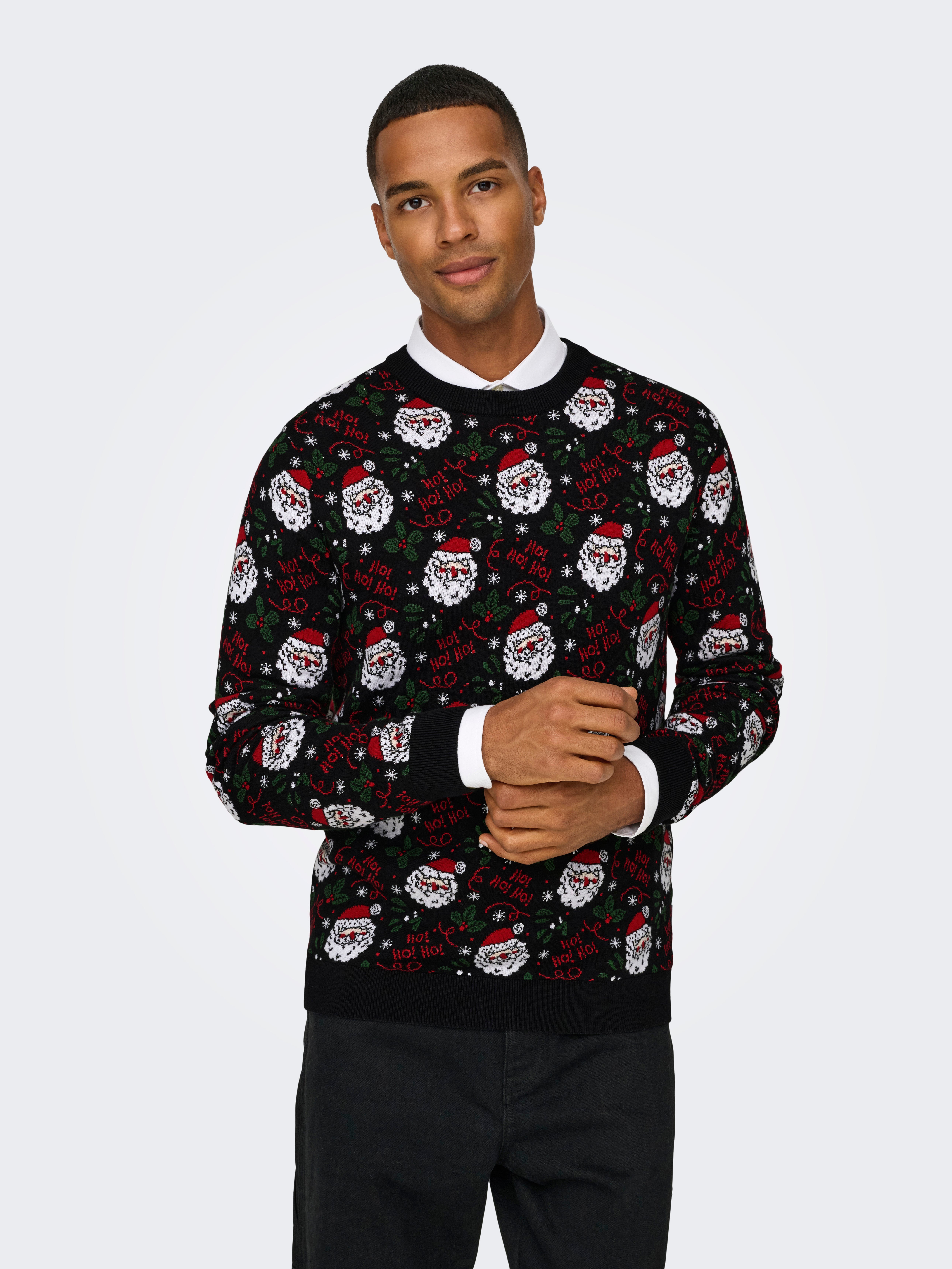 ONSXMAS Pullover Black