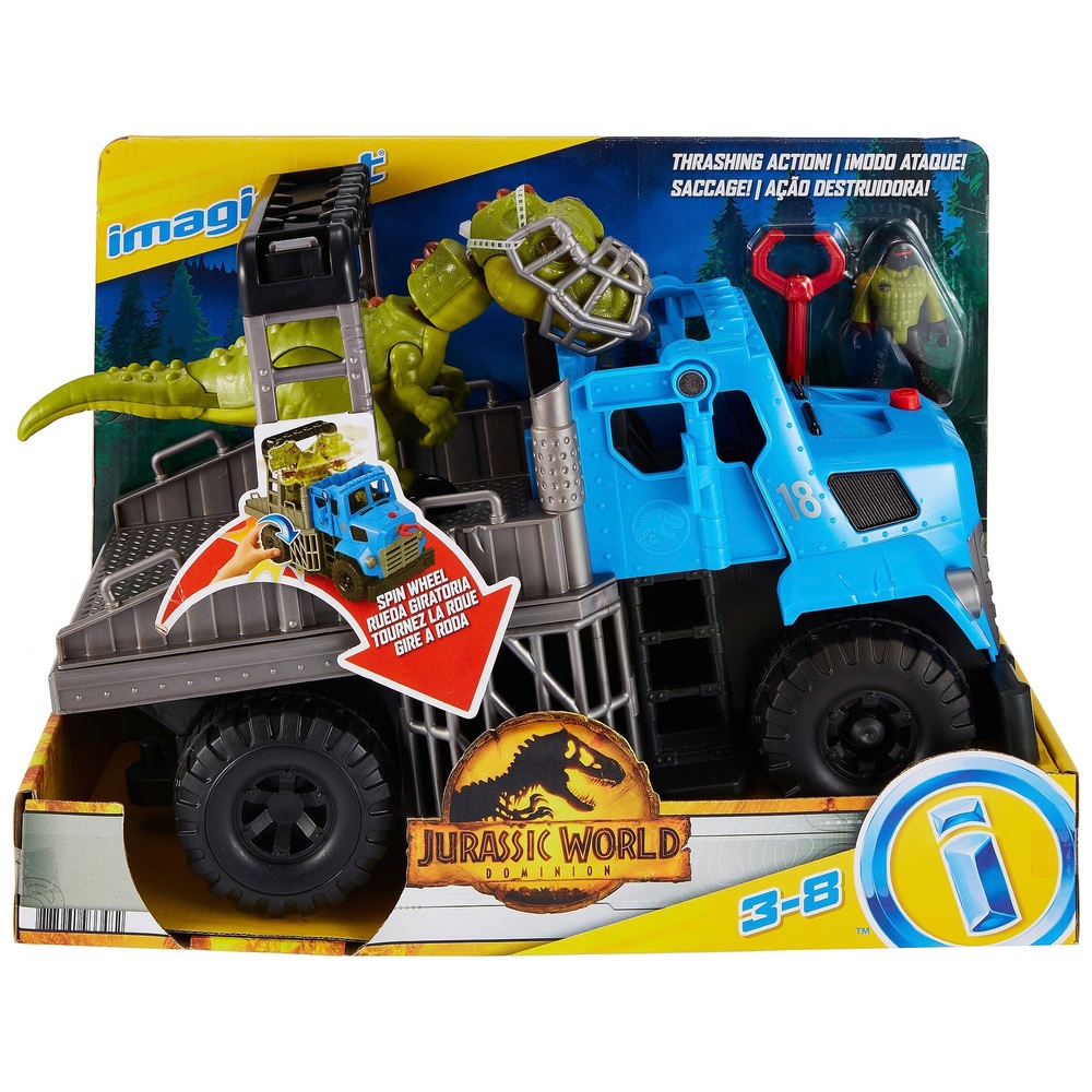 Imaginext Jurassic World Dominion: Break Out Dino Hauler Truck