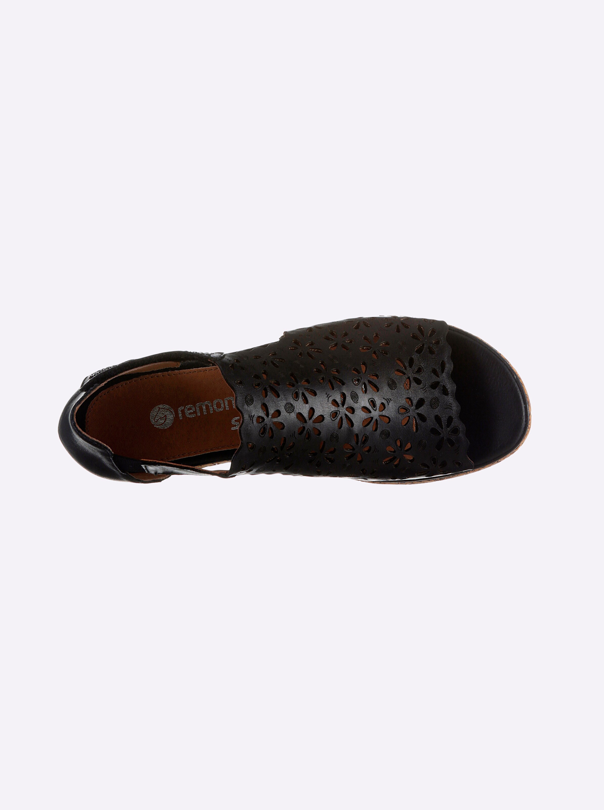 Remonte Sandalette in schwarz
