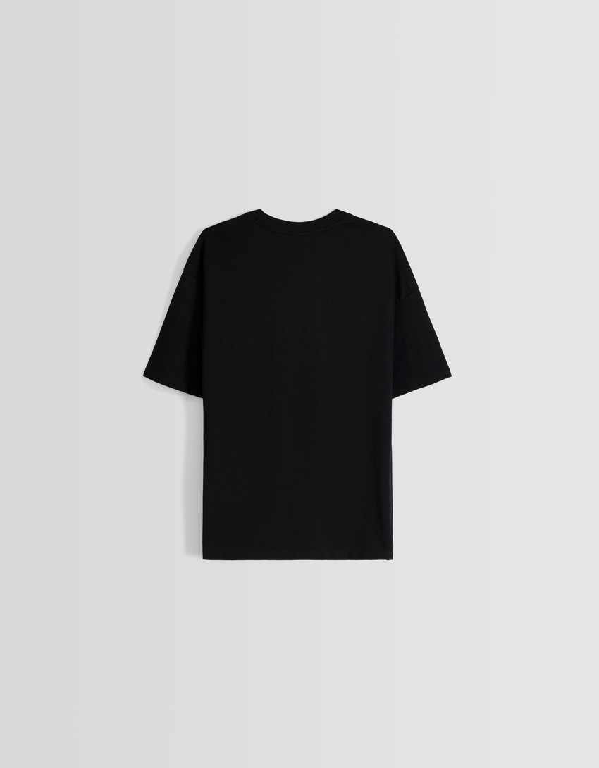 Camiseta de manga curta oversized