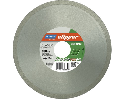 Norton Clipper diamantschijf Classic Ceramic Ø 115x22,23 mm