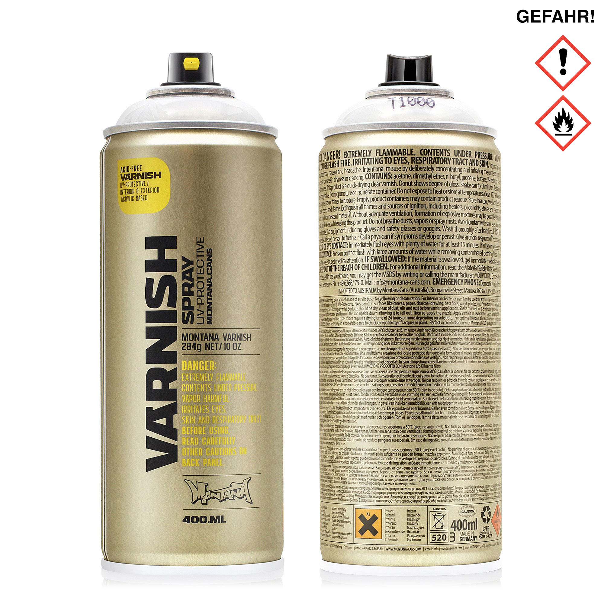 Montana<br>varnish klarlack 400 ml