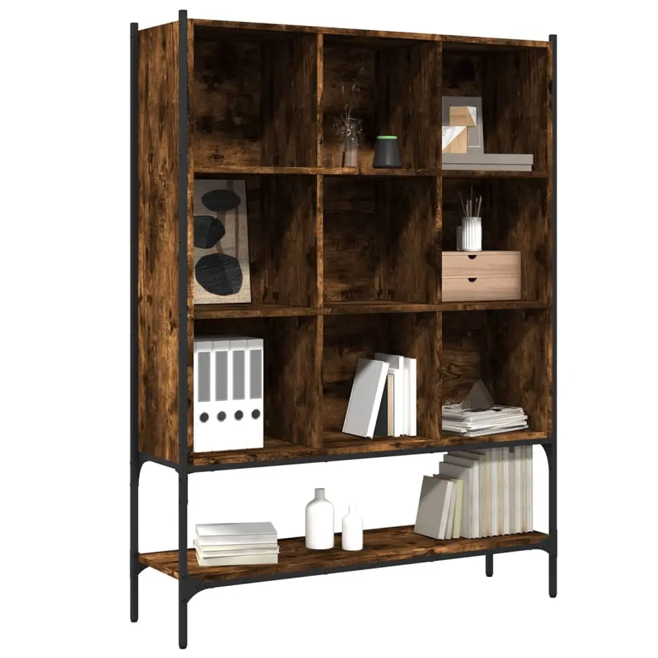 vidaXL - Boekenkast - Bruin - Bewerkt hout