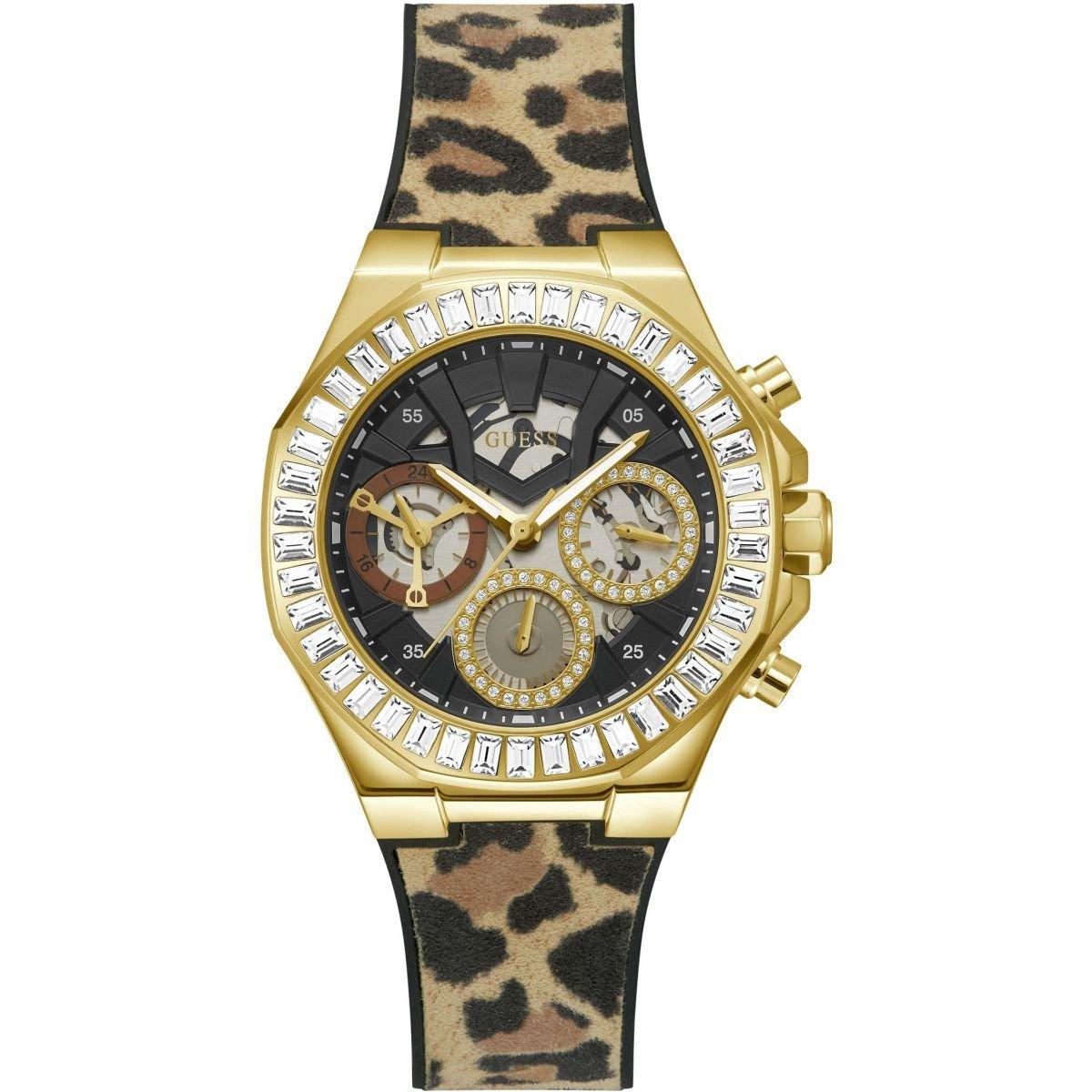 Guess Ladies Guess Rapture Leopard Print Watch GW0463L1