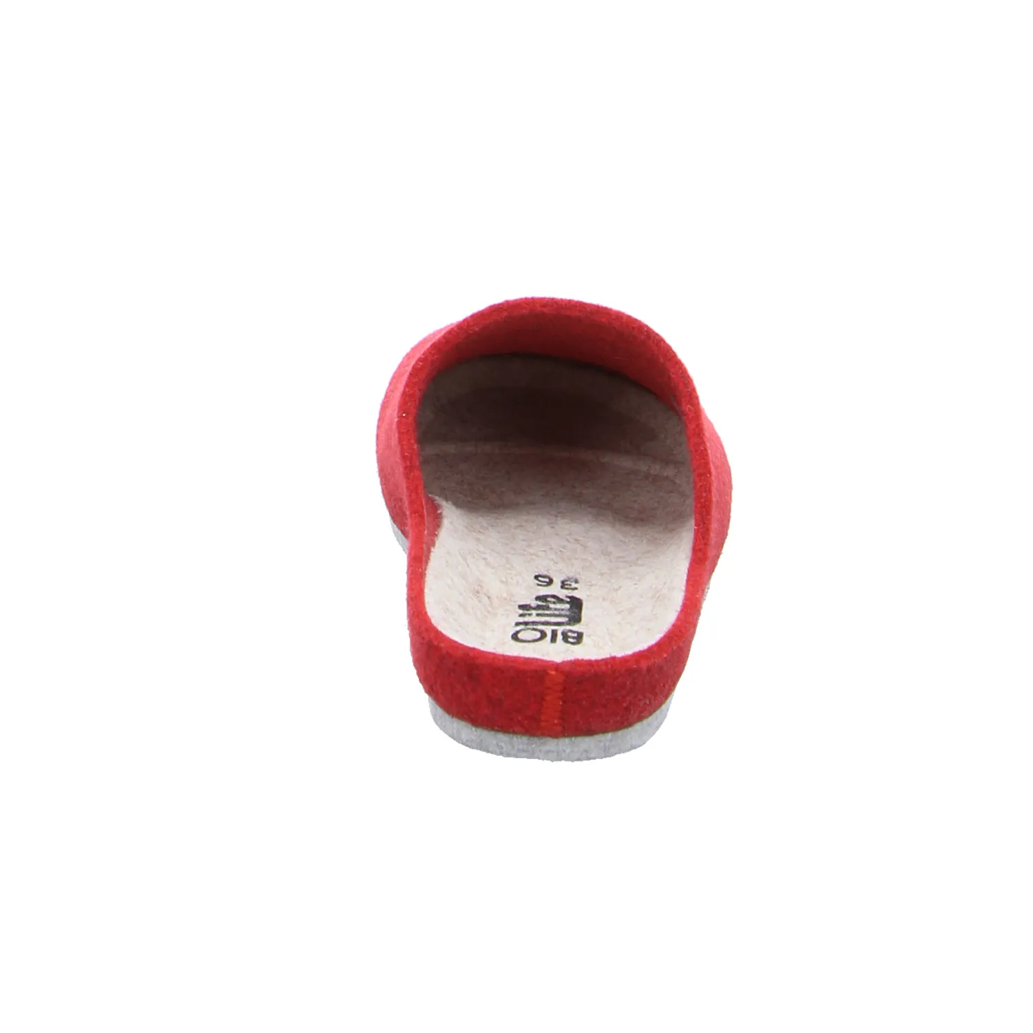 BIOLife Hausschuh Rot Textil