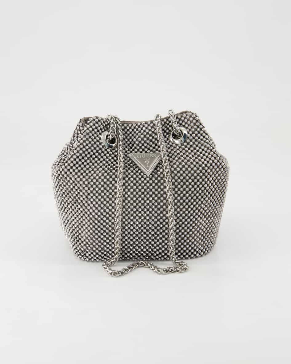Guess Zalina Pouch Handtasche in Silber