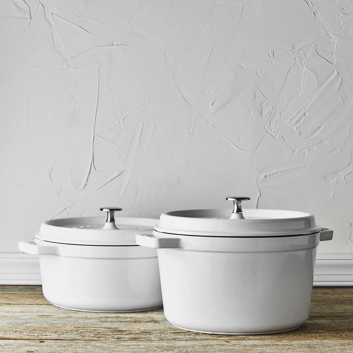 Staub braadpan La Cocotte Puur wit