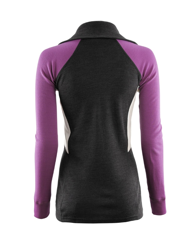 Aclima WarmWool Polo, Dame<br>Ullgenser med høy hals og glidelås!