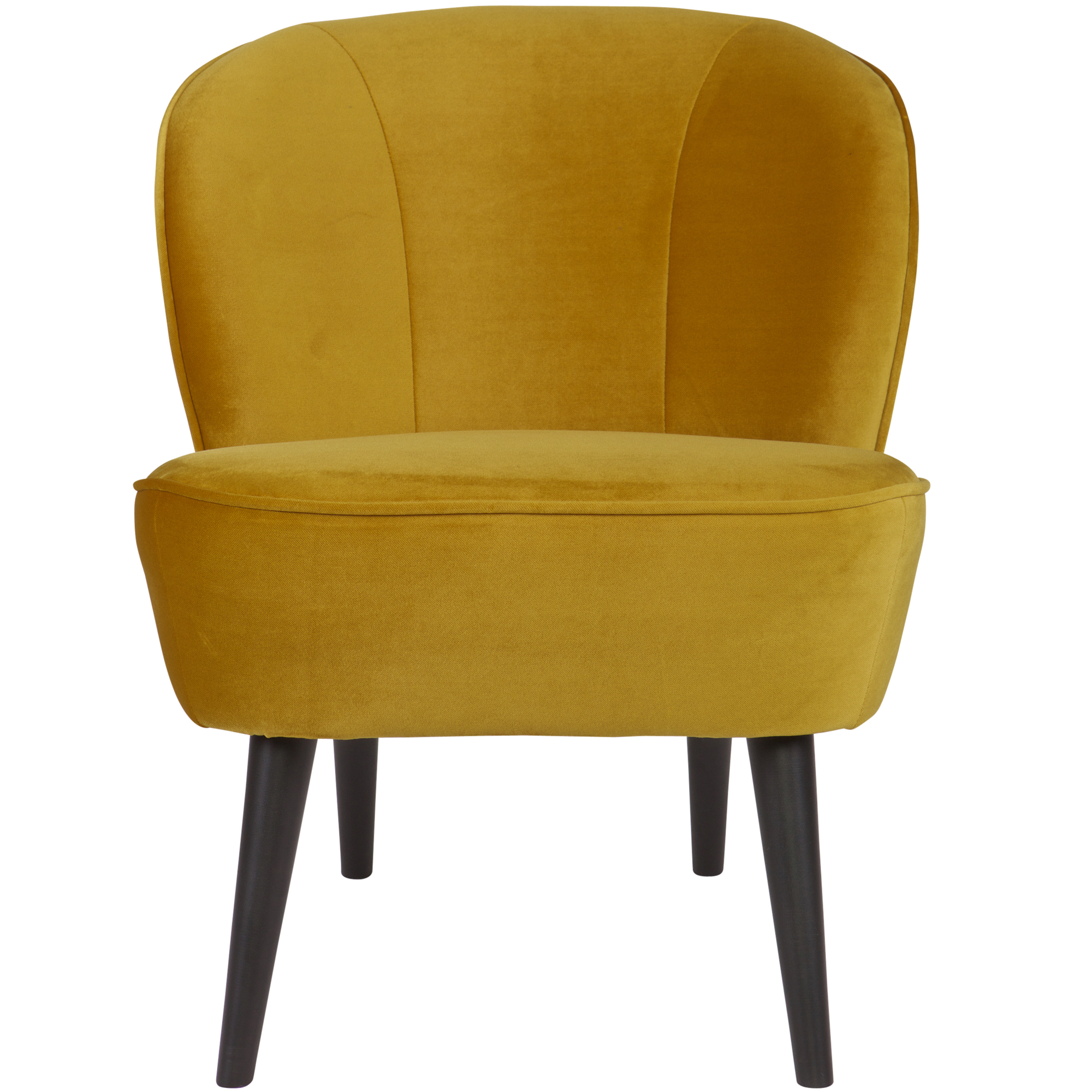Fauteuil Sara Sara Fauteuil - Fluweel - Oker
