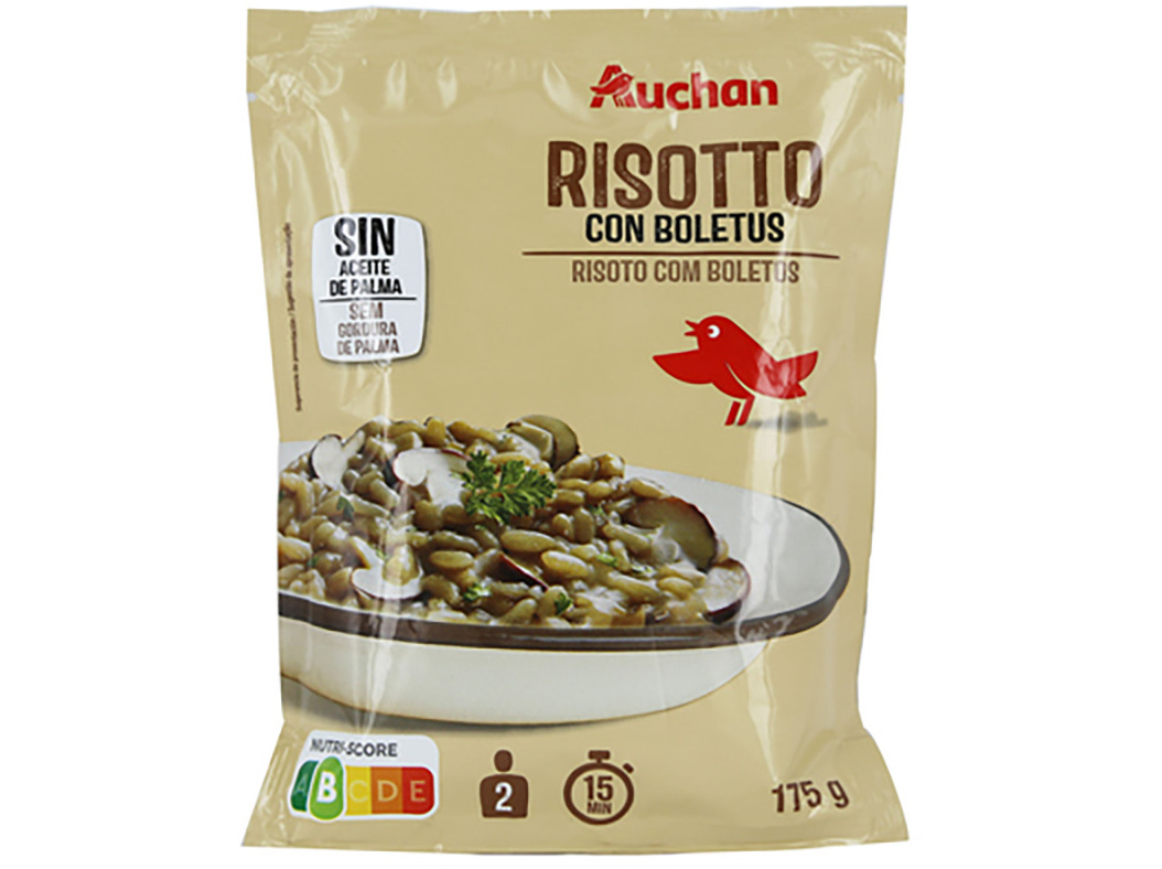 RISOTO AUCHAN COM COGUMELOS 175G