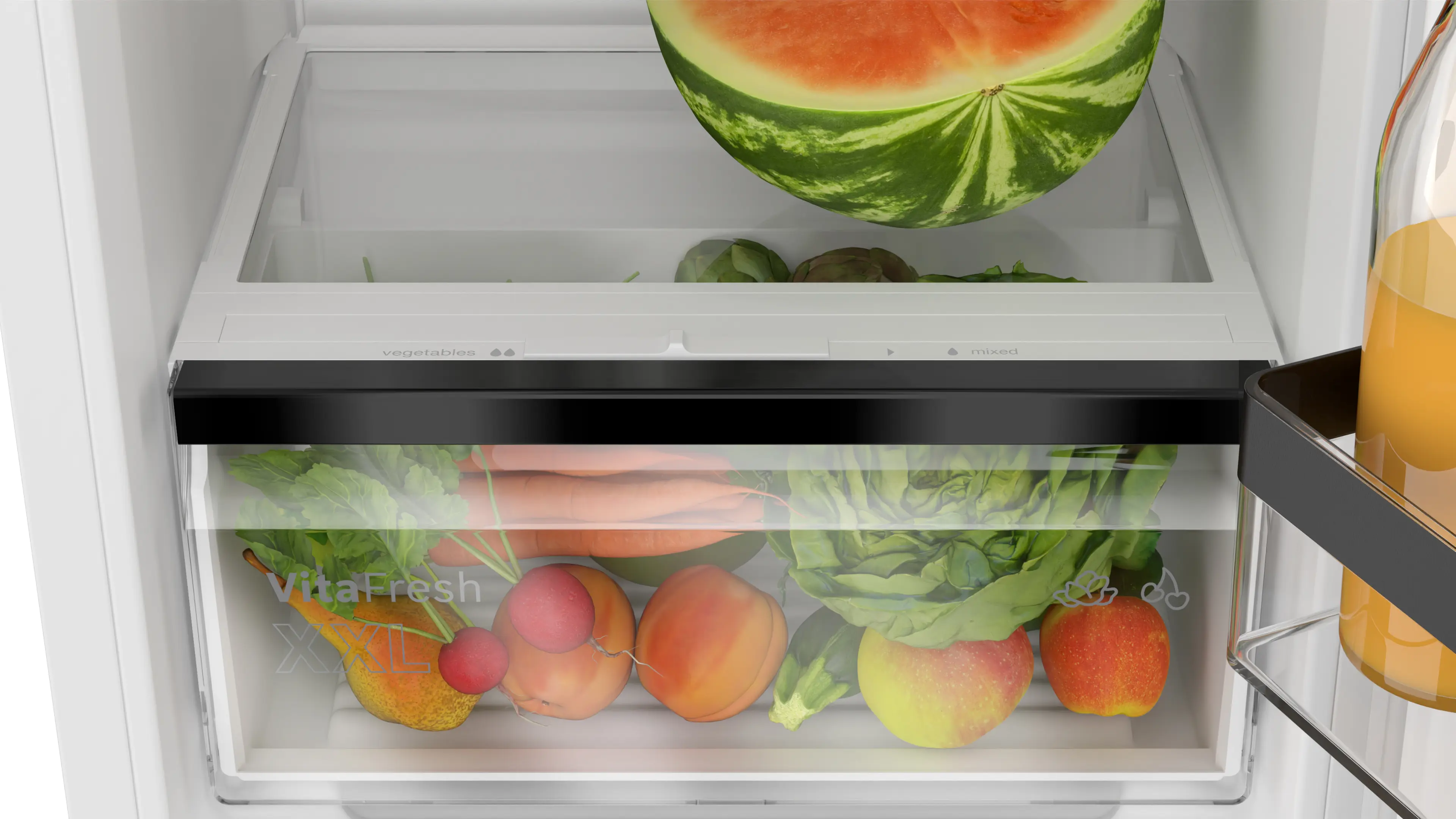 Serie 6 Inbouw koelkast 122.1 x 55.8 cm Vlakscharnier met SoftClose
