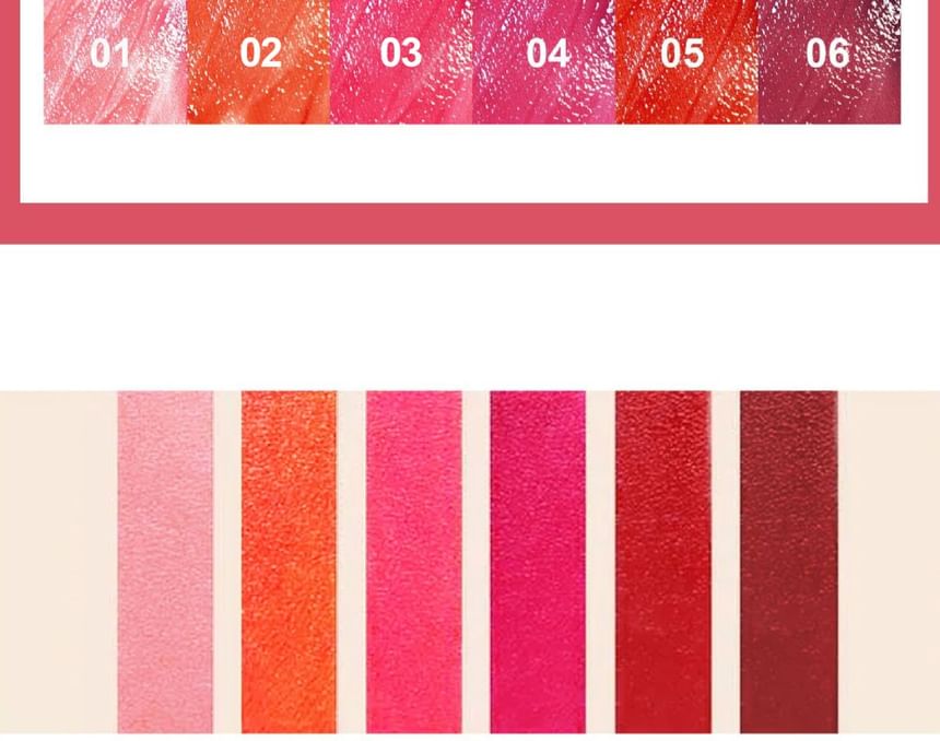 HANDAIYAN - 2 in 1 vloeibare lipkleurstof - 6 kleuren