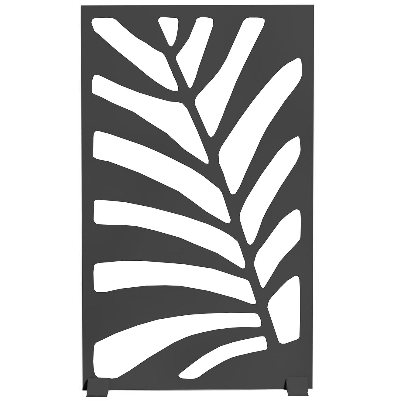 Serralunga Séparateur kentia design par lineeverdi anthracite - 5x150x90 cm