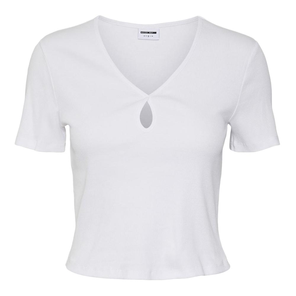 Noisy May T-shirt Blanc Femme Noisy May Maya