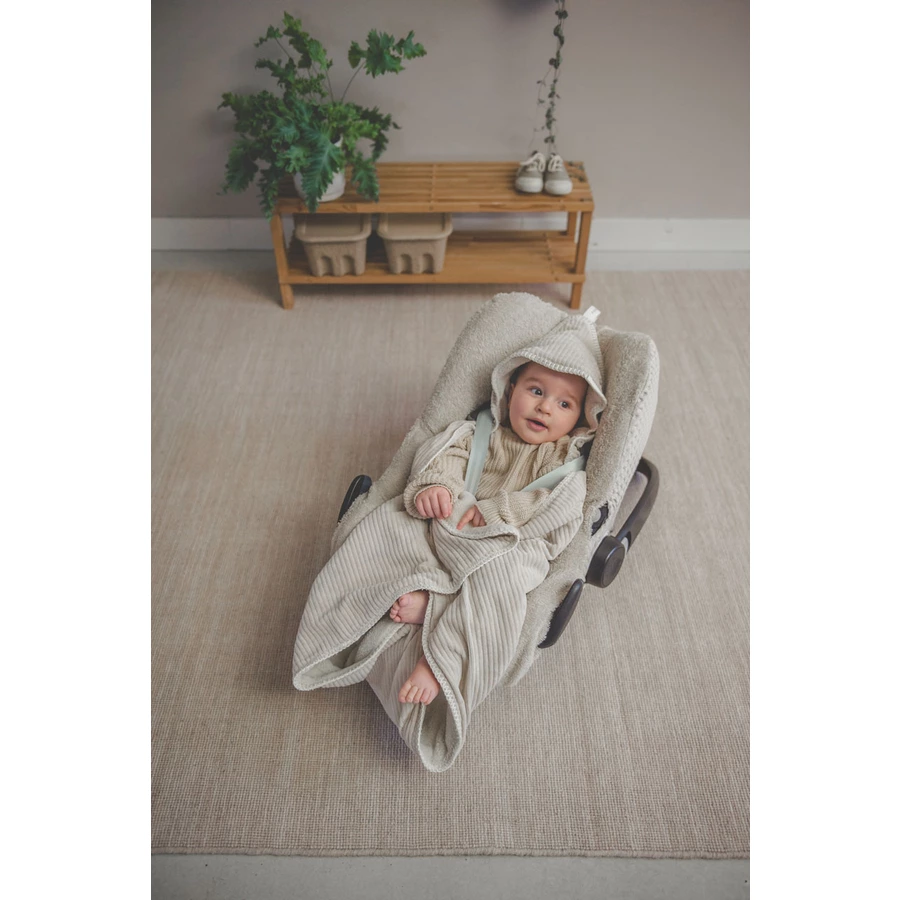 koeka Wickeltuch Plüsch Vik beige