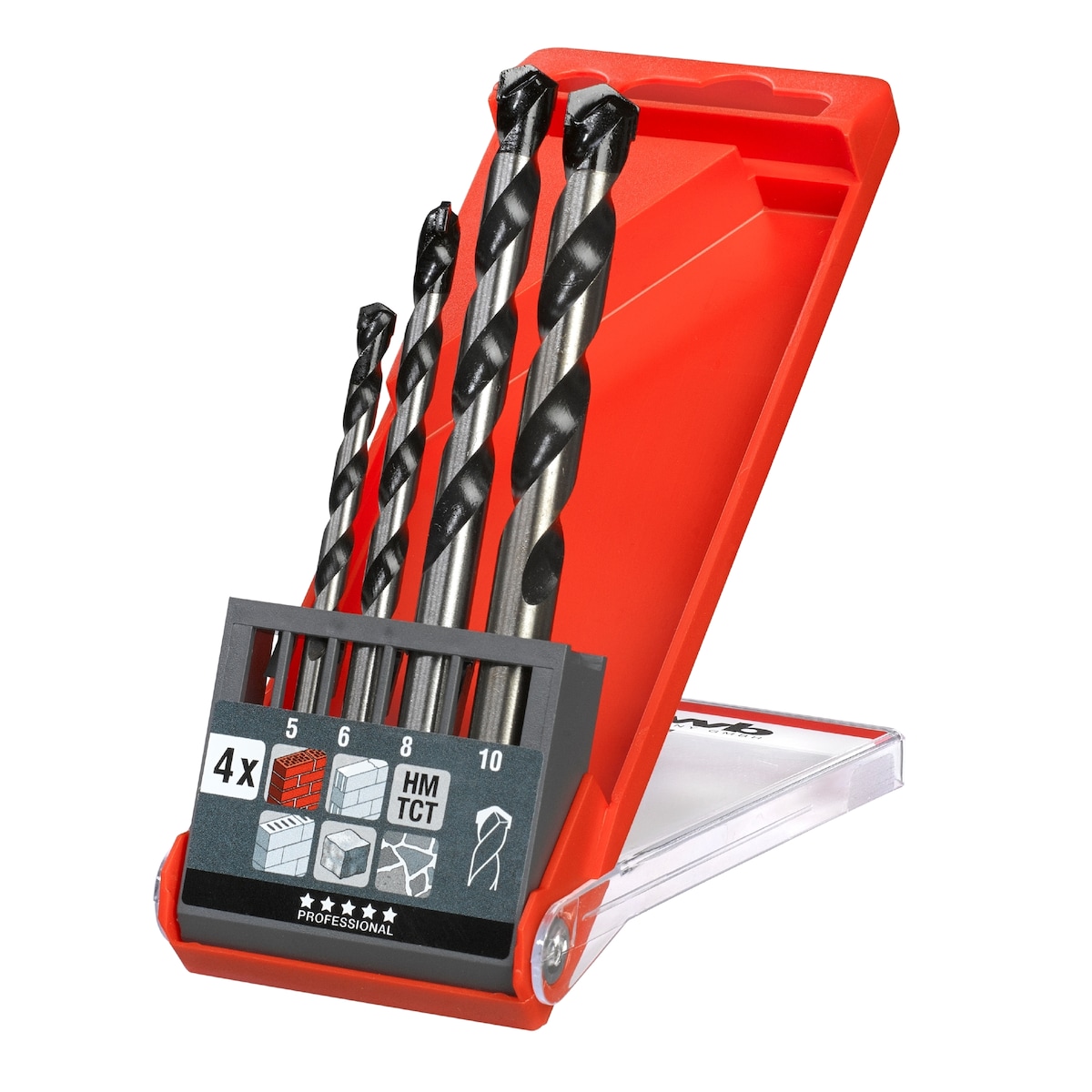 Murbor, ROCKER, 5-10 mm, 4 deler