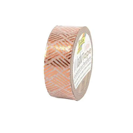 Folia Washi-Tape Fischgräte kupfer