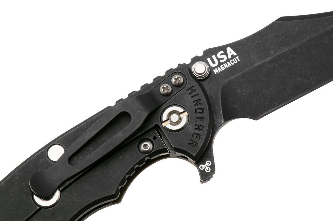 Rick Hinderer XM-18 3.5, Battle Black CPM MagnaCut Bowie, OD Green G10 zakmes