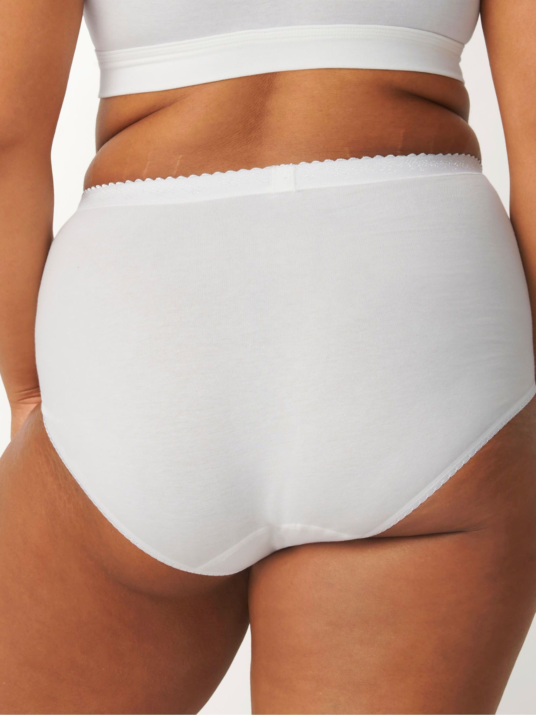 Wit - Sloggi set van 2 buikcorrigerende slips