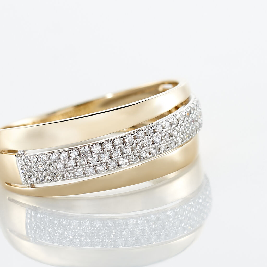 Bague Tima Or Jaune Diamant
