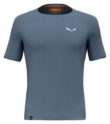 T-Shirt Salewa Pedroc Dry Mesh Bleu