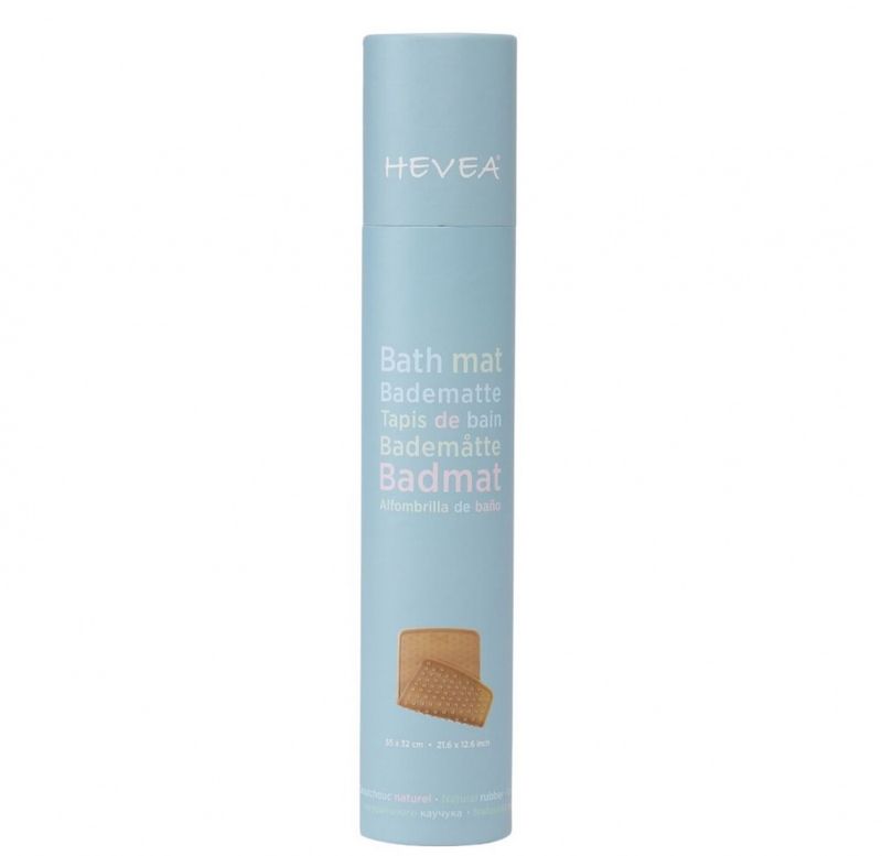Hevea Naturgummi Sklisikker Badematte, Natur