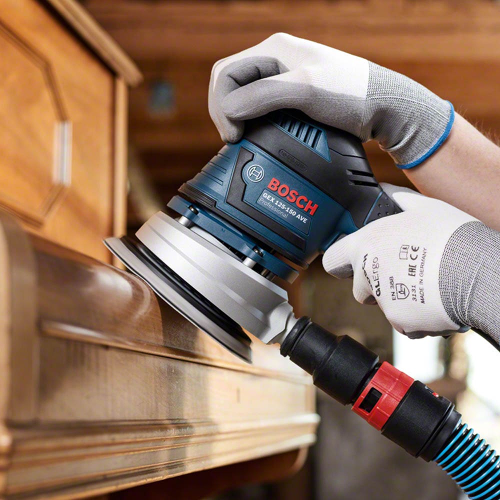 BOSCH 93mm 120-Grit 6-Hole Hook & Loop Delta Sanding Sheet for Wood & Paint - C470 - 5 Piece