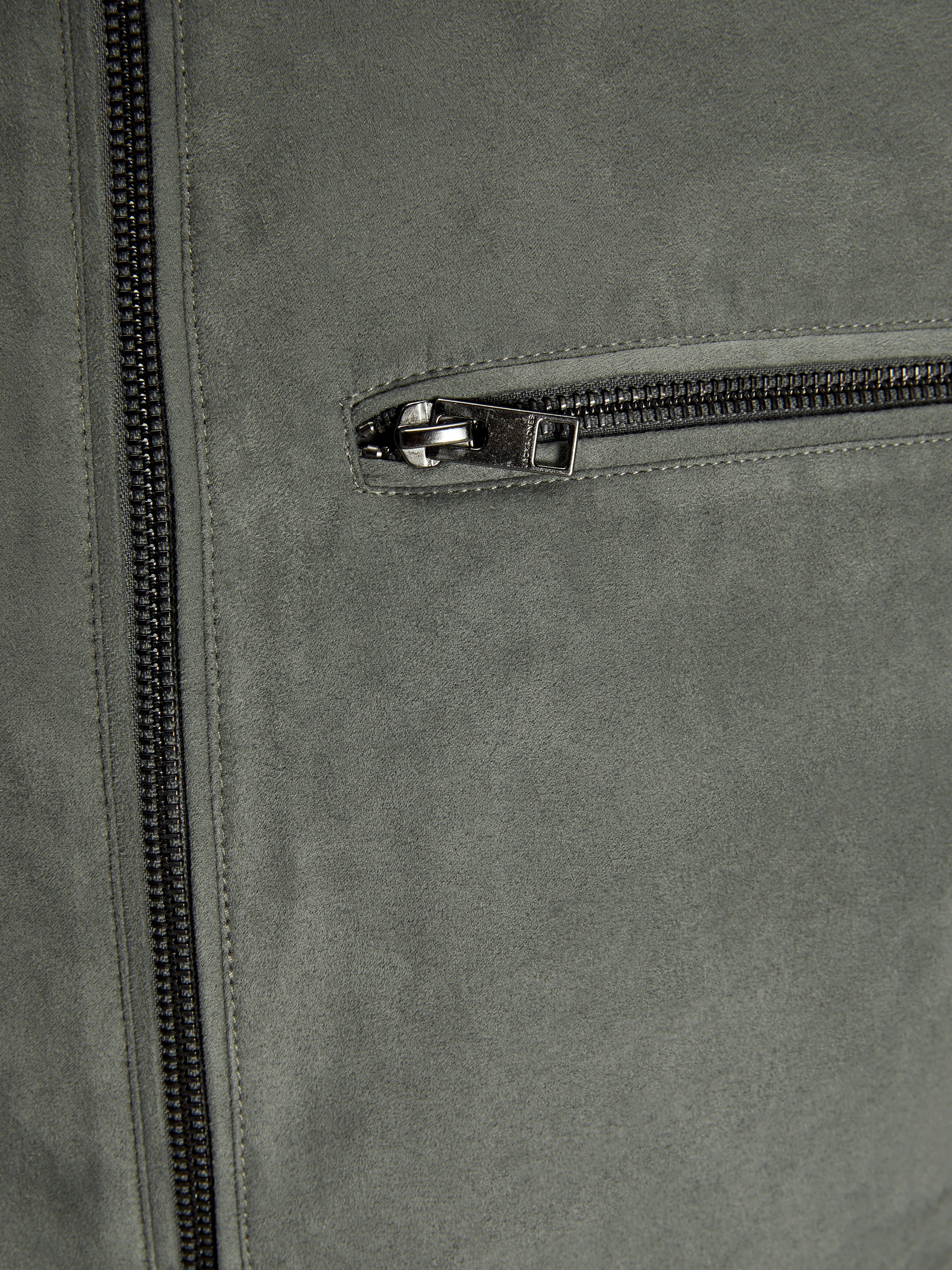 Jack & Jones Bikerjacke »JJEDYLAN mit wasserabweisender Funktion« ohne Kapuze unifarben, modisch, regular fit, Polyester
