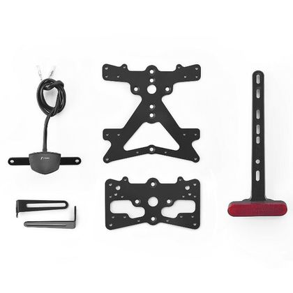 Support de plaque Rizoma FOX - Noir