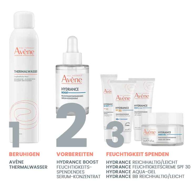 Avene Hydrance Boost feuchtigkeitsspendes Serum-Konzentrat, 30 ml