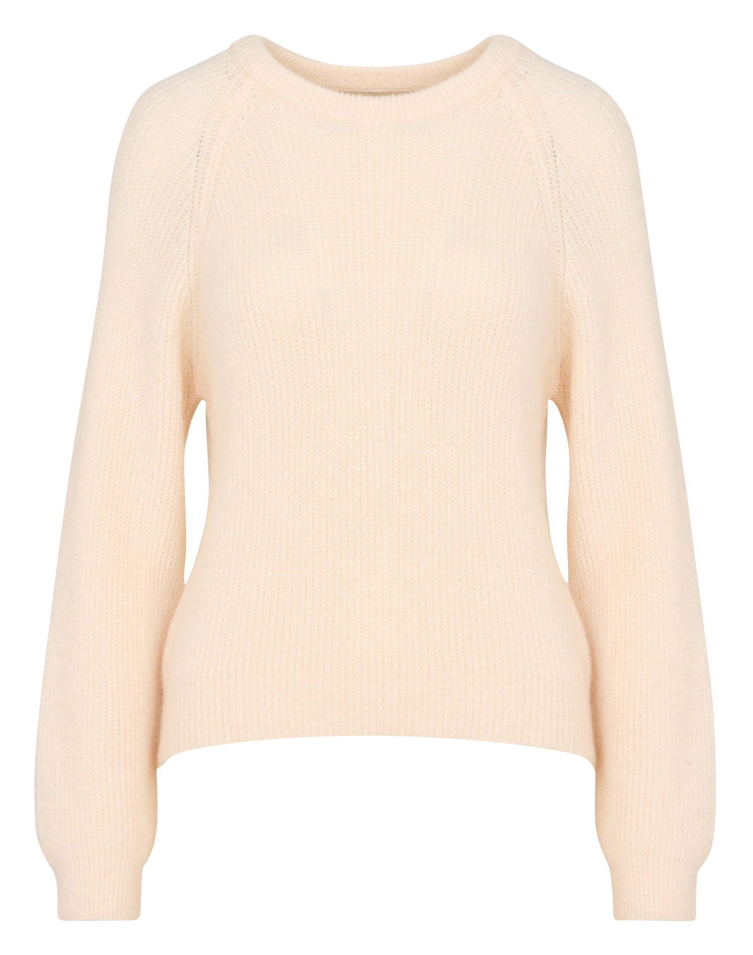 Pull col rond | Blanc