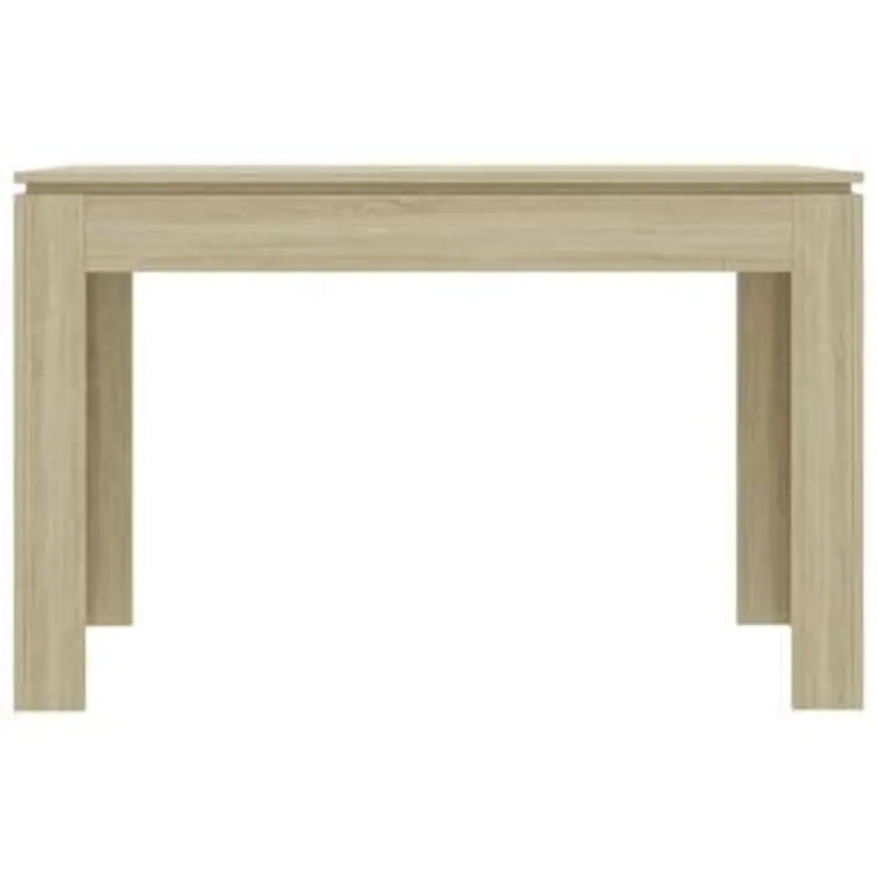 vidaXL - Eettafel - Bruin - Bewerkt hout