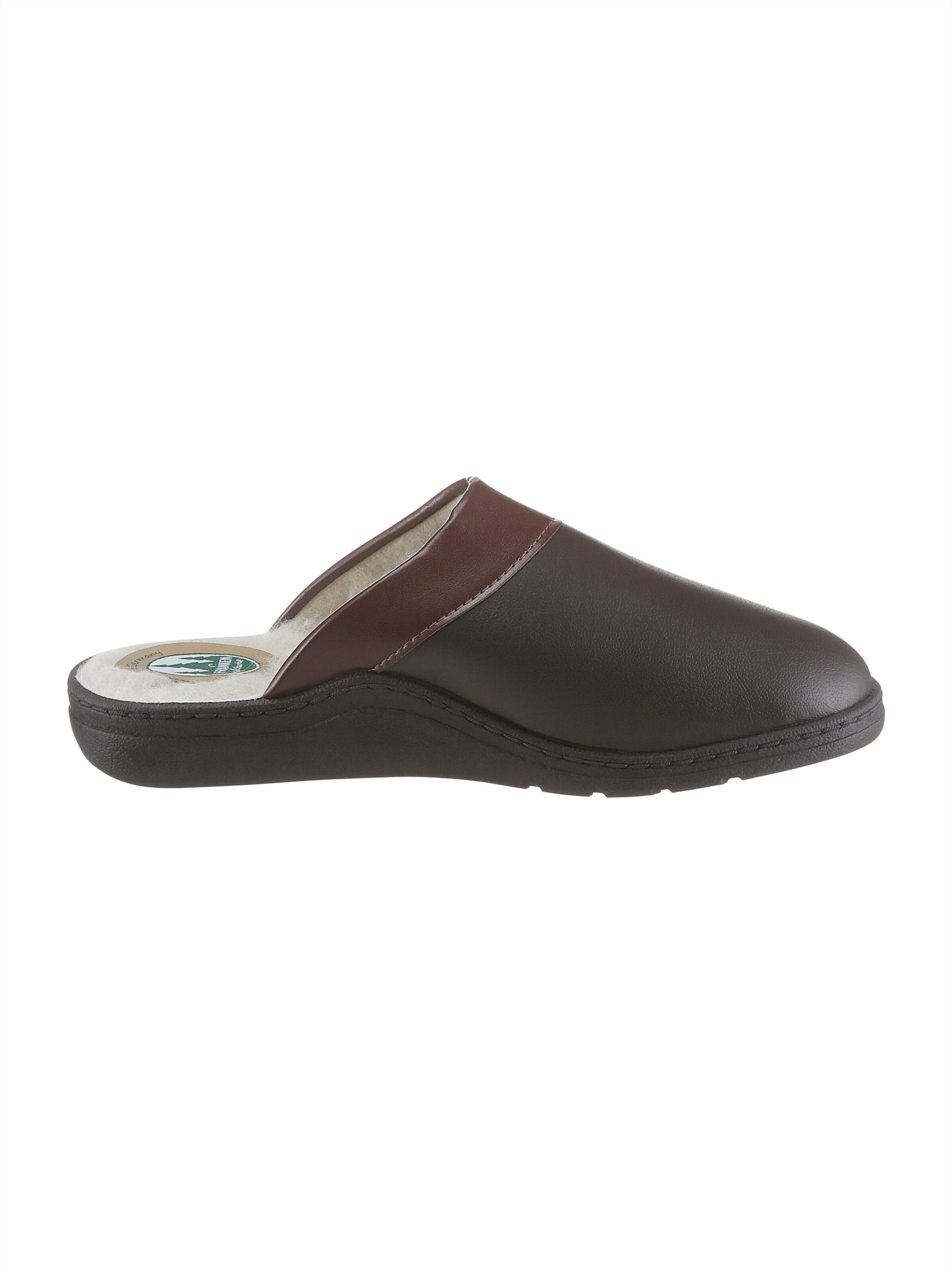 Pantoffel in braun
