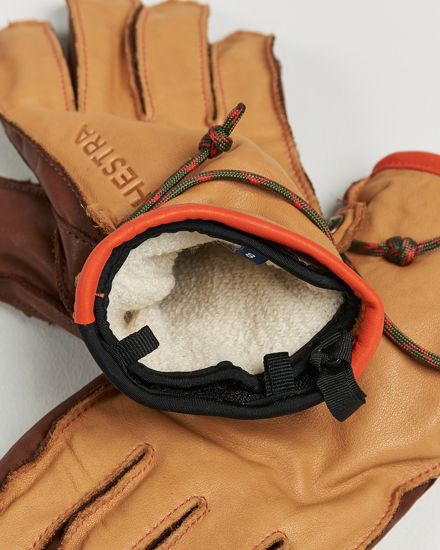 Hestra Wakayama Leather Ski Glove Cognac/Brown
