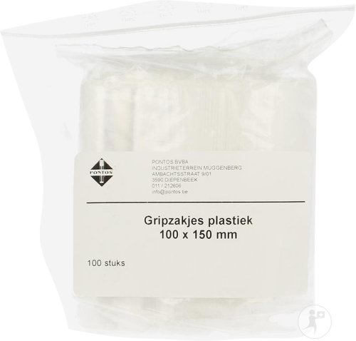 Sac Plastique Fermeture Zip 100x150mm 100 Pièces