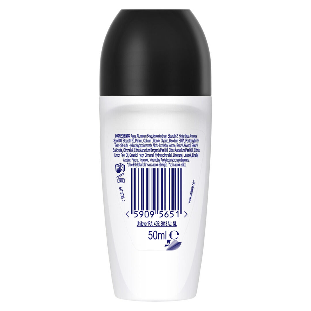 Desodorizante Roll-on Invisible Black+White 48H - 50ml