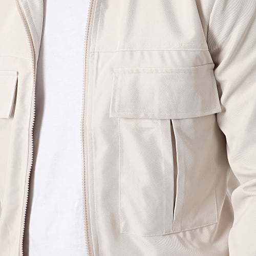 Veste Zippée Beige