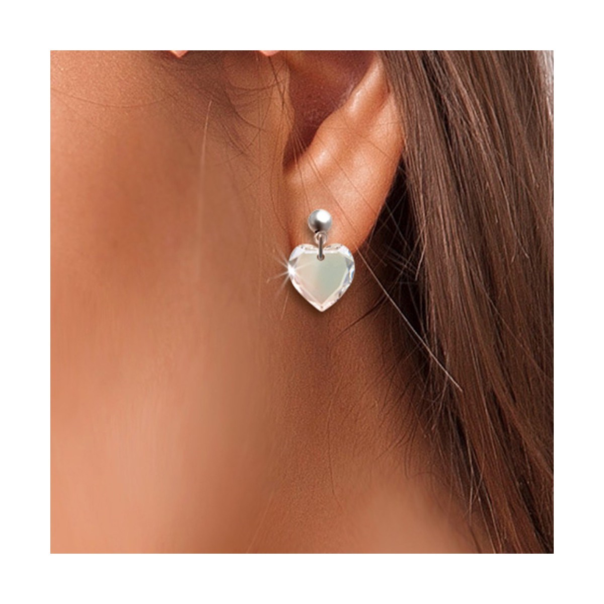 Boucles d'oreilles SC Crystal ornées de Cristaux scintillants
