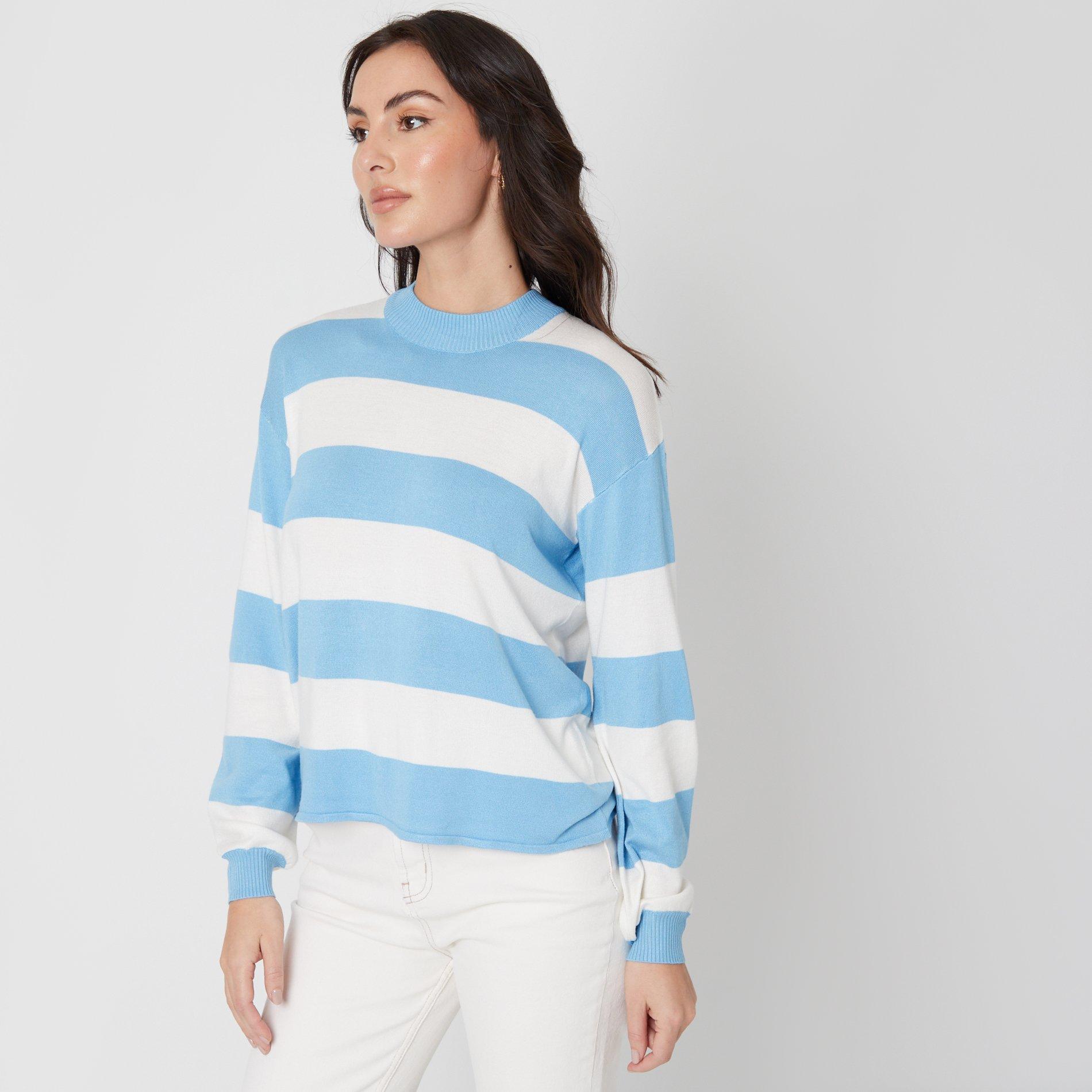 Be You Ladies Stripe Jumper