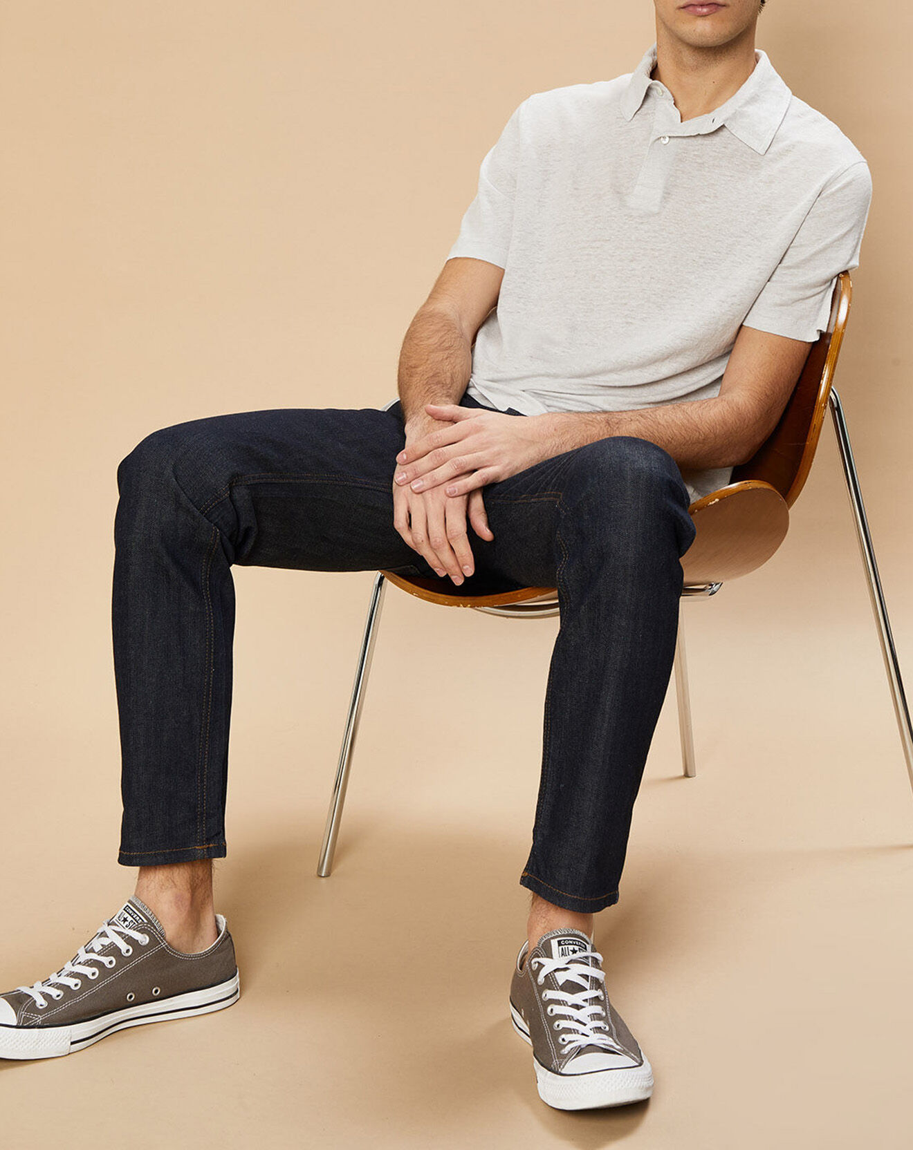 Hartford Polo 100% Lin stone