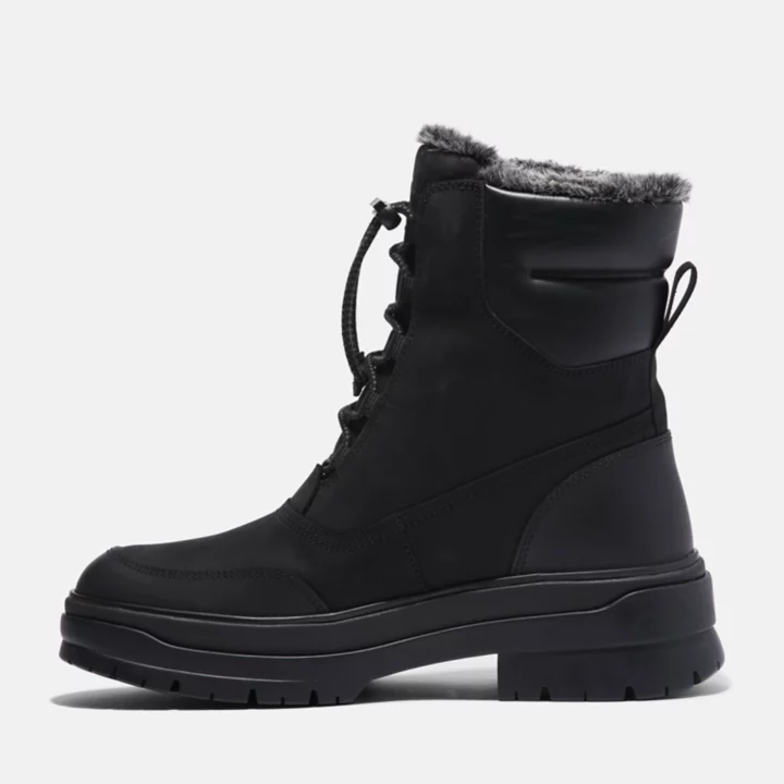 Bottine à doublure chaude Brooke Valley pour femme en noir